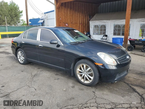 2006 Infiniti G35 z VIN JNKCV51F96M612907, wystawiony jako Copart lot #60003065 z przebiegiem 163 920 mil mil oraz Czysty tytuł • Clean title. Historia ofert i sprzedaży dostępna na DreamBid. Obrazek 4.