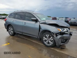 2020 Nissan Pathfinder S z VIN 5N1DR2AN3LC614066, wystawiony jako Copart lot #47091335 z przebiegiem 97 474 mil mil oraz Szkoda całkowita • Salvage title. Historia ofert i sprzedaży dostępna na DreamBid. Obrazek 4.