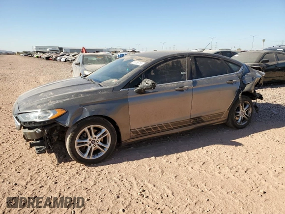 2018 Ford Fusion SE with VIN 3FA6P0H7XJR285935, listed as a Copart auction lot 88358765 with 196,628 mi miles and Salvage Title. Bid and sale history available at carsss.com. Image 1.