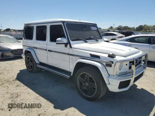 2015 Mercedes-Benz G-Class G 63 AMG with VIN WDCYC7DF8FX230297, listed as a Copart auction lot 67741144 with 0 mi miles and Salvage Title. Bid and sale history available at carsss.com. Image 4.