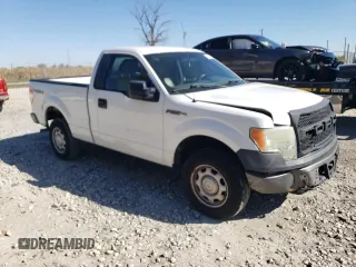 2010 Ford F-150 XL with VIN 1FTMF1EW4AFC63092, listed as a Copart auction lot 76612624 with 124,879 mi miles and Salvage Title. Bid and sale history available at DreamBid. Image 4.