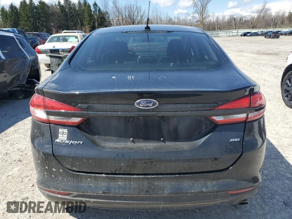 2017 Ford Fusion SE with VIN 3FA6P0H79HR112787, listed as a Copart auction lot 52384815 with 160,110 mi miles and Salvage title. Bid and sale history available at DreamBid. Image 6.