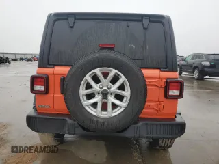 2023 Jeep Wrangler Sport Altitude with VIN 1C4HJXDG7PW675321, listed as a Copart auction lot 45138765 with 10,269 mi miles and Salvage Title. Bid and sale history available at DreamBid. Image 6.