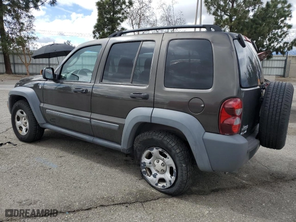 2005 Jeep Liberty Sport with VIN 1J8GL48K75W579066, listed as a Copart auction lot 48932925 with 157,696 mi miles and Salvage Title. Bid and sale history available at carsss.com. Image 2.