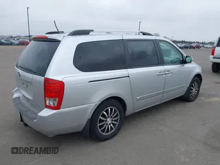2012 Kia Sedona EX with VIN KNDMH4C78C6431441, listed as a IAAI auction lot 42013427 with 213,147 mi miles. Bid and sale history available at carsss.com. Image 4.