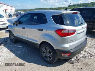2021 Ford EcoSport S with VIN MAJ3S2FE6MC449330, listed as a IAAI auction lot 37742127 with 38,306 mi miles and . Bid and sale history available at DreamBid. Image 3.