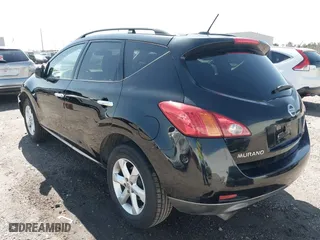 2009 Nissan Murano SL with VIN JN8AZ18W19W149816, listed as a IAAI auction lot 41609881 with 173,415 mi miles. Bid and sale history available at carsss.com. Image 3.