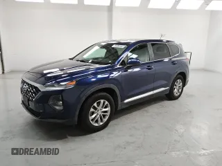 2019 Hyundai Santa Fe SE with VIN 5NMS23AD5KH010970, listed as a Copart auction lot 62312925 with 80,017 mi miles and Clean title. Bid and sale history available at DreamBid. Image 1.