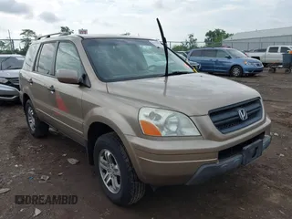 2005 Honda Pilot EX-L z VIN 5FNYF18585B034302, wystawiony jako IAAI lot #42268651 z przebiegiem 138 013 mil mil oraz . Historia ofert i sprzedaży dostępna na DreamBid. Obrazek 1.