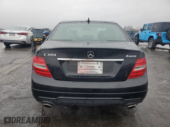 2012 Mercedes-Benz C-Class C 300 Sport with VIN WDDGF8BB4CA693928, listed as a Copart auction lot 52901515 with 204,650 mi miles and Clean Title. Bid and sale history available at carsss.com. Image 6.