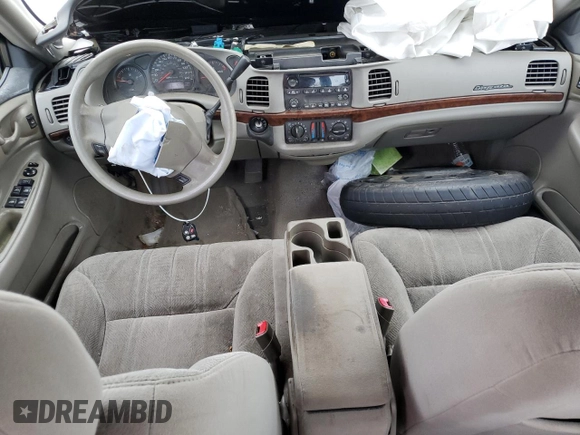 2005 Chevrolet Impala с VIN 2G1WF52E059162053, выставлен на аукционе Copart как лот 56704755 с пробегом Не указан миль и Списание • Salvage title. История ставок и продаж доступна на DreamBid. Изображение 8.