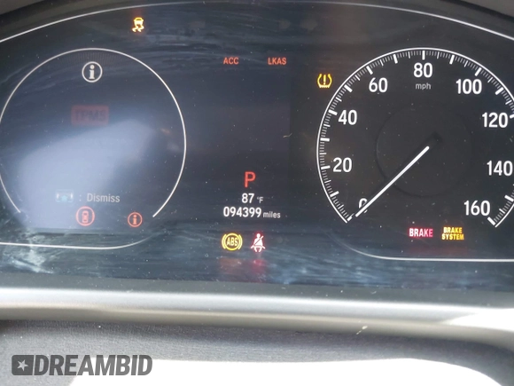 2018 Honda Accord EX-L with VIN 1HGCV2F58JA009555, listed as a IAAI auction lot 42128596 with 94,399 mi miles and . Bid and sale history available at DreamBid. Image 7.