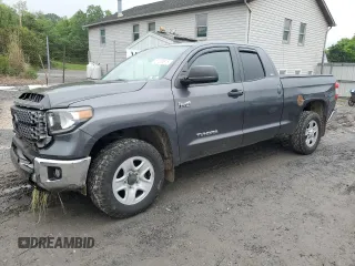 2019 Toyota Tundra SR with VIN 5TFUY5F15KX785939, listed as a Copart auction lot 57226515 with 131,724 mi miles and Salvage title. Bid and sale history available at DreamBid. Image 1.