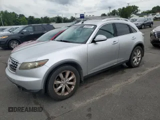 2006 Infiniti FX Options with VIN JNRBS08W36X401215, listed as a Copart auction lot 63580695 with 157,261 mi miles and Clean title. Bid and sale history available at DreamBid. Image 1.