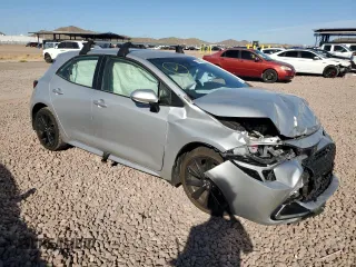 2023 Toyota Corolla Hatchback XSE with VIN JTNC4MBE3P3212414, listed as a Copart auction lot 72445644 with 8,155 mi miles and Salvage Title. Bid and sale history available at carsss.com. Image 4.