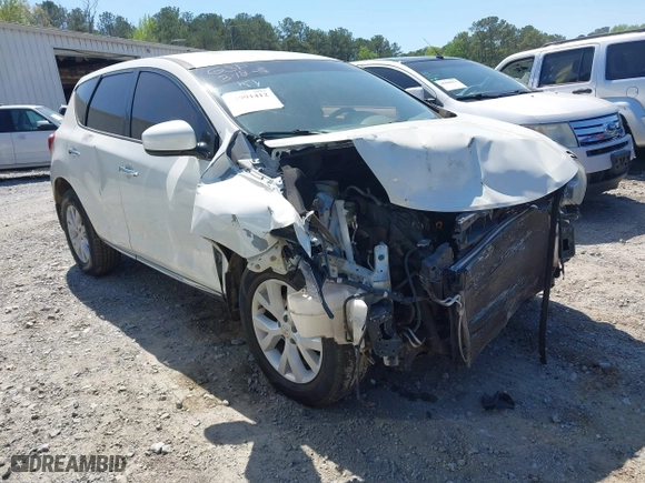 2014 Nissan Murano SL with VIN JN8AZ1MU7EW416312, listed as a IAAI auction lot 41991412 with 186,464 mi miles. Bid and sale history available at carsss.com. Image 1.
