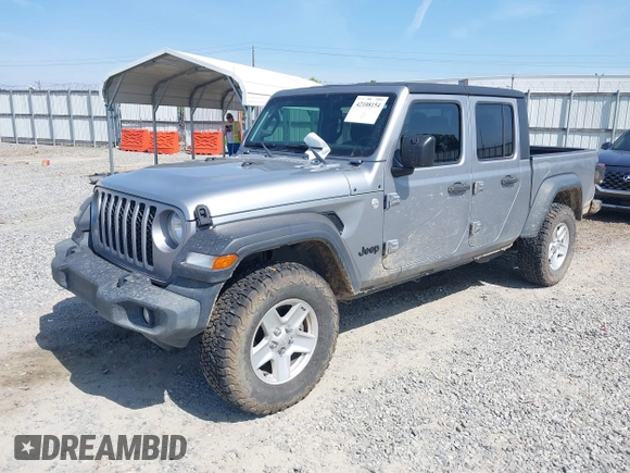 2020 Jeep Gladiator Sport S with VIN 1C6HJTAG7LL128940, listed as a IAAI auction lot 42108154 with 90,596 mi miles and . Bid and sale history available at DreamBid. Image 17.