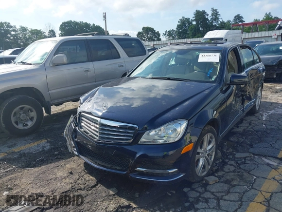 2014 Mercedes-Benz C 250 Sport with VIN WDDGF4HB6EA917896, listed as a IAAI auction lot 42368736 with 54,678 mi miles and . Bid and sale history available at DreamBid. Image 2.