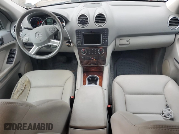 2010 Mercedes-Benz M 350 with VIN 4JGBB2FB2AA594847, listed as a Copart auction lot 50741445 with 108,307 mi miles and Salvage Title. Bid and sale history available at DreamBid. Image 8.