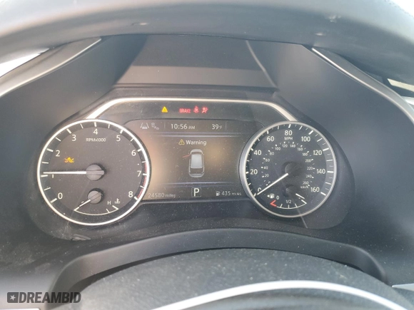 2021 Nissan Murano S with VIN 5N1AZ2ASXMC124346, listed as a Copart auction lot 42160355 with 24,580 mi miles and Salvage Title. Bid and sale history available at carsss.com. Image 9.