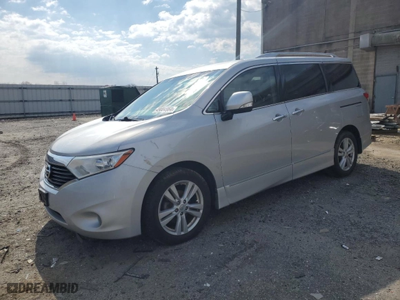 2015 Nissan Quest S with VIN JN8AE2KP8F9121864, listed as a Copart auction lot 49004964 with 97,888 mi miles. Bid and sale history available at carsss.com. Image 1.