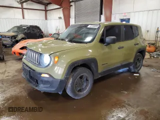 2015 Jeep Renegade Sport with VIN ZACCJBAT0FPB63422, listed as a Copart auction lot 43753095 with 145,492 mi miles and Clean Title. Bid and sale history available at DreamBid. Image 1.