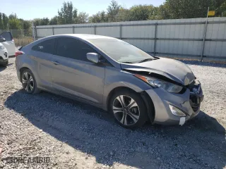 2013 Hyundai Elantra Coupe GS PZEV with VIN KMHDH6AE1DU007797, listed as a Copart auction lot 74242484 with 140,852 mi miles and Clean Title. Bid and sale history available at carsss.com. Image 4.