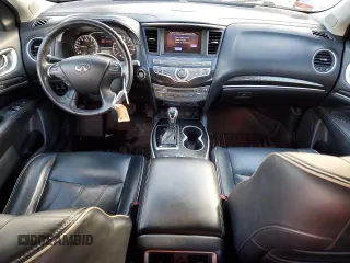 2017 Infiniti QX60 with VIN 5N1DL0MMXHC526941, listed as a Copart auction lot 49434135 with 101,811 mi miles and Salvage Title. Bid and sale history available at DreamBid. Image 8.