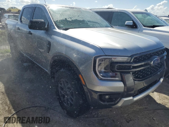 2024 Ford Ranger XLT with VIN 1FTER4GH7RLE09574, listed as a Copart auction lot 76097494 with 0 mi miles and Non Repairable. Bid and sale history available at carsss.com. Image 4.