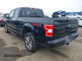 2018 Ford F-150 XL with VIN 1FTEX1EP6JKF59667, listed as a IAAI auction lot 42410311 with 134,385 mi miles and . Bid and sale history available at DreamBid. Image 3.