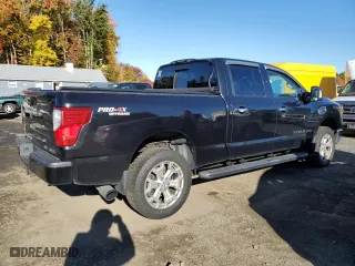 2017 Nissan Titan XD SV with VIN 1N6BA1F42HN555792, listed as a Copart auction lot 76754824 with 121,471 mi miles and Clean Title. Bid and sale history available at carsss.com. Image 3.