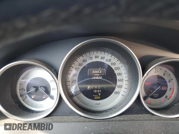 2013 Mercedes-Benz C 300 Sport with VIN WDDGF8AB5DA835769, listed as a Copart auction lot 75489344 with 124,824 mi miles and Salvage Title. Bid and sale history available at DreamBid. Image 9.