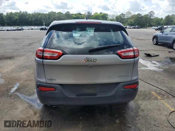 2015 Jeep Cherokee Sport with VIN 1C4PJLAB7FW536303, listed as a Copart auction lot 56233885 with 150,883 mi miles and Salvage title. Bid and sale history available at DreamBid. Image 6.