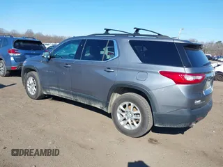 2021 Chevrolet Traverse LT Cloth with VIN 1GNEVGKW2MJ146411, listed as a IAAI auction lot 41694651 with 57,673 mi miles. Bid and sale history available at carsss.com. Image 3.