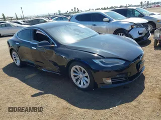 2016 Tesla Model S 90D with VIN 5YJSA1E21GF177111, listed as a IAAI auction lot 40026667 with 92,097 mi miles and . Bid and sale history available at DreamBid. Image 1.