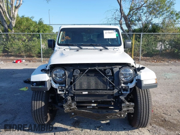 2020 Jeep Wrangler Unlimited Sahara High Altitude with VIN 1C4HJXEG7LW259911, listed as a IAAI auction lot 41786013 with 47,936 mi miles and . Bid and sale history available at DreamBid. Image 12.