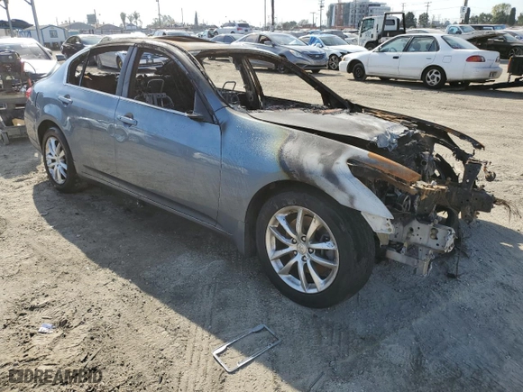 2007 Infiniti G35 Sedan Sport with VIN JNKBV61E87M704987, listed as a Copart auction lot 86647994 with 0 mi miles and Non Repairable. Bid and sale history available at carsss.com. Image 4.