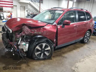 2018 Subaru Forester Limited with VIN JF2SJARC5JH468061, listed as a Copart auction lot 49667025 with 0 mi miles and Salvage Title. Bid and sale history available at carsss.com. Image 1.