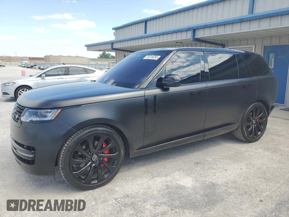 2023 Land Rover Range Rover SE z VIN SALKPBFU9PA013532, wystawiony jako Copart lot #53318255 z przebiegiem 20 504 mil mil oraz Szkoda całkowita • Salvage title. Historia ofert i sprzedaży dostępna na DreamBid. Obrazek 1.
