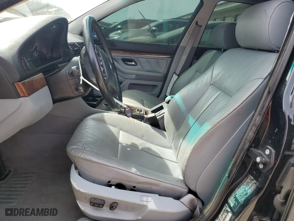 2000 BMW 5 Series 540iA with VIN WBADN6344YGM66003, listed as a Copart auction lot 49919625 with 205,645 mi miles and Salvage Title. Bid and sale history available at carsss.com. Image 7.