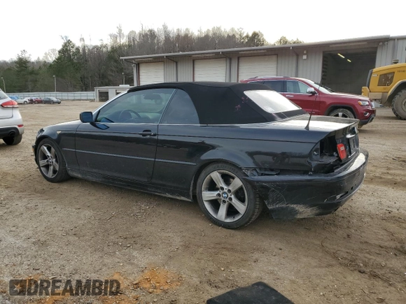 2004 BMW 3 Series 325Ci with VIN WBABW33494PL30530, listed as a Copart auction lot 48068885 with 63,416 mi miles and Salvage Title. Bid and sale history available at carsss.com. Image 2.