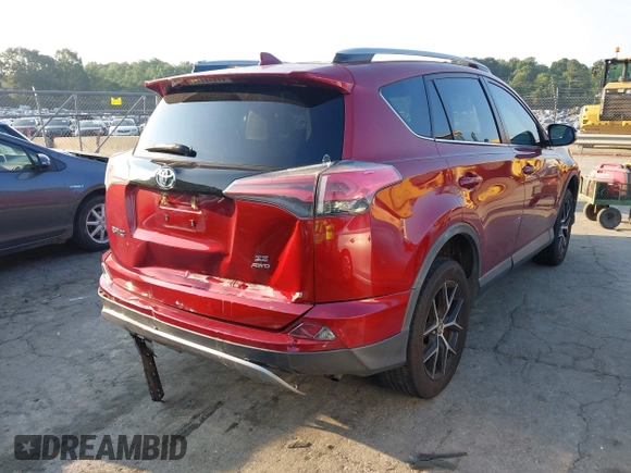 2018 Toyota RAV4 SE with VIN 2T3JFREV3JW836149, listed as a IAAI auction lot 42672854 with 55,388 mi miles and . Bid and sale history available at DreamBid. Image 4.