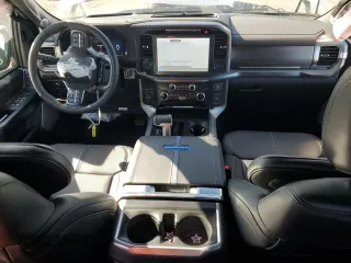 2024 Ford F-150 with VIN 1FTFW7LD5RFB69988, listed as a Copart auction lot 85066924 with 2,138 mi miles and Salvage title. Bid and sale history available at DreamBid. Image 8.