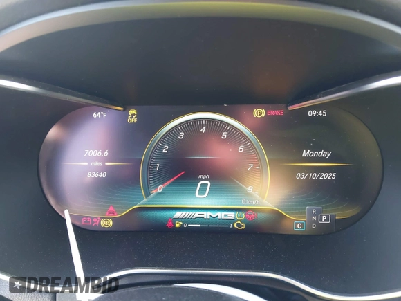 2019 Mercedes-Benz C 43 AMG z VIN 55SWF6EB1KU285008, wystawiony jako IAAI lot #41743022 z przebiegiem 83 640 mil mil oraz . Historia ofert i sprzedaży dostępna na DreamBid. Obrazek 7.