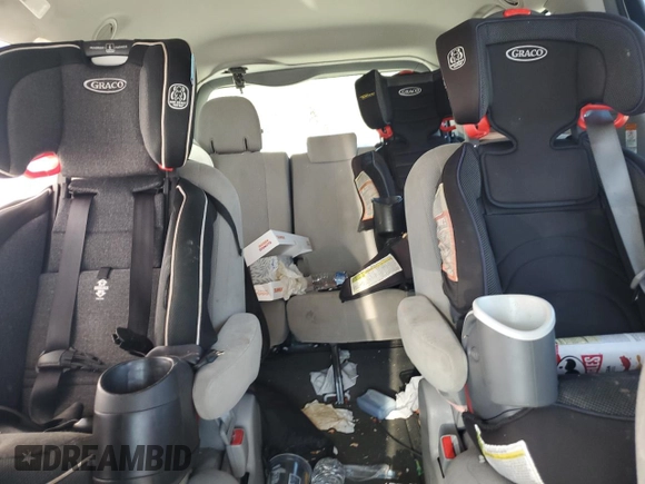 2017 Toyota Sienna L with VIN 5TDZZ3DC4HS779589, listed as a Copart auction lot 48860415 with 128,566 mi miles and Salvage Title. Bid and sale history available at DreamBid. Image 10.