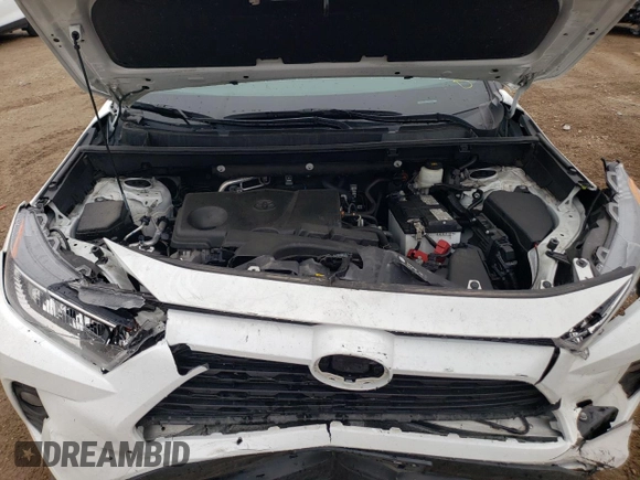2021 Toyota RAV4 XLE with VIN 2T3P1RFV6MW228427, listed as a Copart auction lot 55323325 with 54,002 mi miles and Salvage title. Bid and sale history available at DreamBid. Image 11.