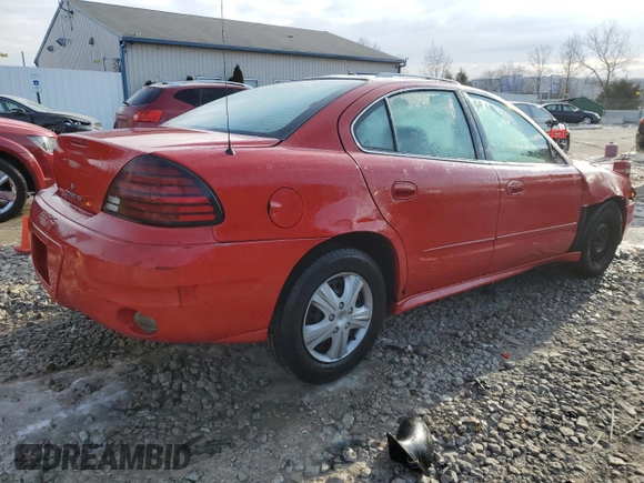 2005 Pontiac Grand Am SE with VIN 1G2NE52FX5M103243, listed as a Copart auction lot 88958965 with 293,238 mi miles and Salvage Title. Bid and sale history available at carsss.com. Image 3.
