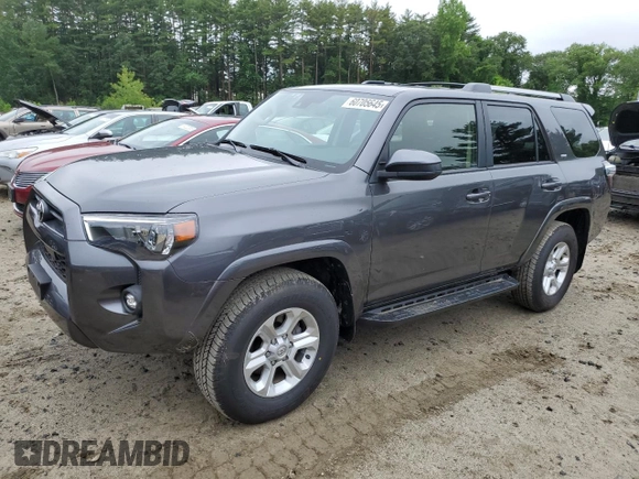 2023 Toyota 4Runner SR5 with VIN JTEMU5JR5P6104499, listed as a Copart auction lot 60705645 with 26,278 mi miles and Salvage title. Bid and sale history available at DreamBid. Image 1.