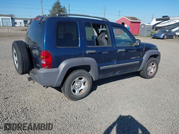 2003 Jeep Liberty Sport with VIN 1J4GL48K83W663248, listed as a IAAI auction lot 42056561 with 161,652 mi miles. Bid and sale history available at carsss.com. Image 4.