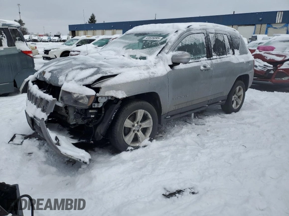 2015 Jeep Compass High Altitude Edition with VIN 1C4NJCEA8FD264154, listed as a Copart auction lot 43835095 with 156,285 mi miles and Salvage Title. Bid and sale history available at carsss.com. Image 1.
